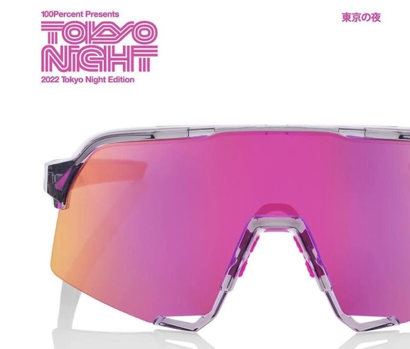 新作ウエア 100% SPEEDCRAFT サングラス S2 Tokyo S3 Night 100% Night パープルマルチレイヤーミラー  Tokyo